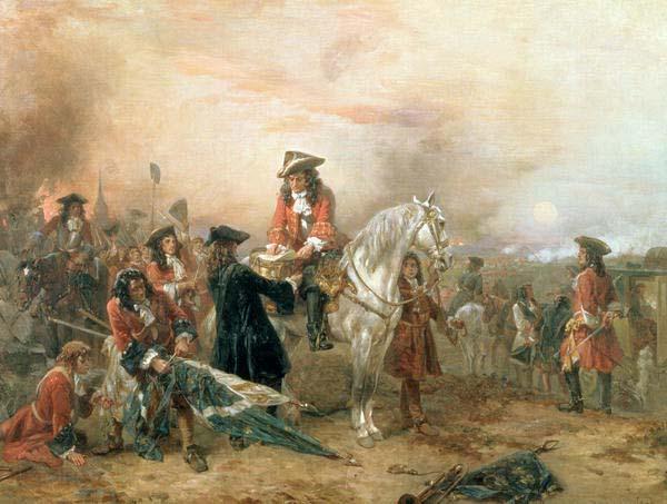 Robert Alexander Hillingford Duke of Marlborough signing the Despatch at Blenheim Germany oil painting art